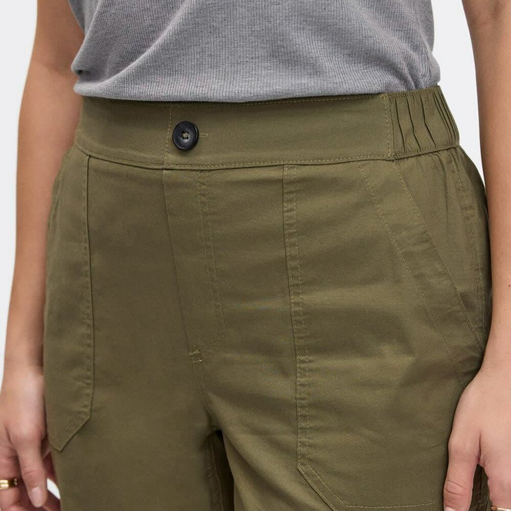 Poplin Jogger with Cargo Pockets - Picture 5 of 5